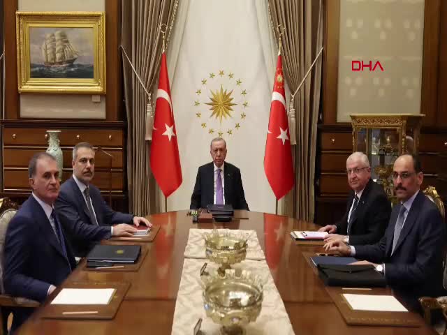 Cumhurbaşkanı Erdoğan Başkanlığında Kritik Güvenlik Toplantısı Yapıldı