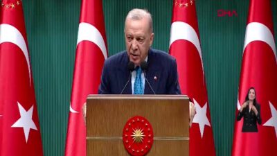 Cumhurbaşkanı Erdoğan, Kabine Toplantısı sonrası