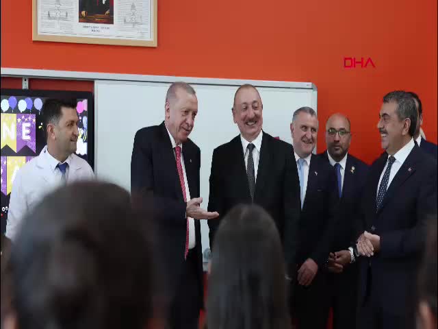 Cumhurbaşkanı Erdoğan ve Azerbaycan Cumhurbaşkanı Aliyev, Kahramanmaraş’ta Haydar Aliyev İlkokulu’nu Ziyaret Etti