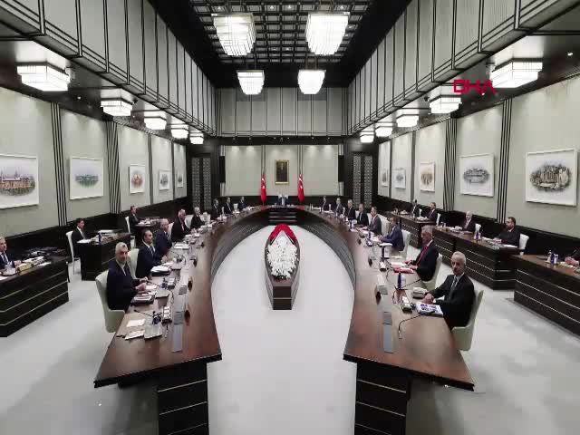 Cumhurbaşkanı Erdoğan Başkanlığında Kabine Toplantısı Başladı Cumhurbaşkanı Recep Tayyip Erdoğan