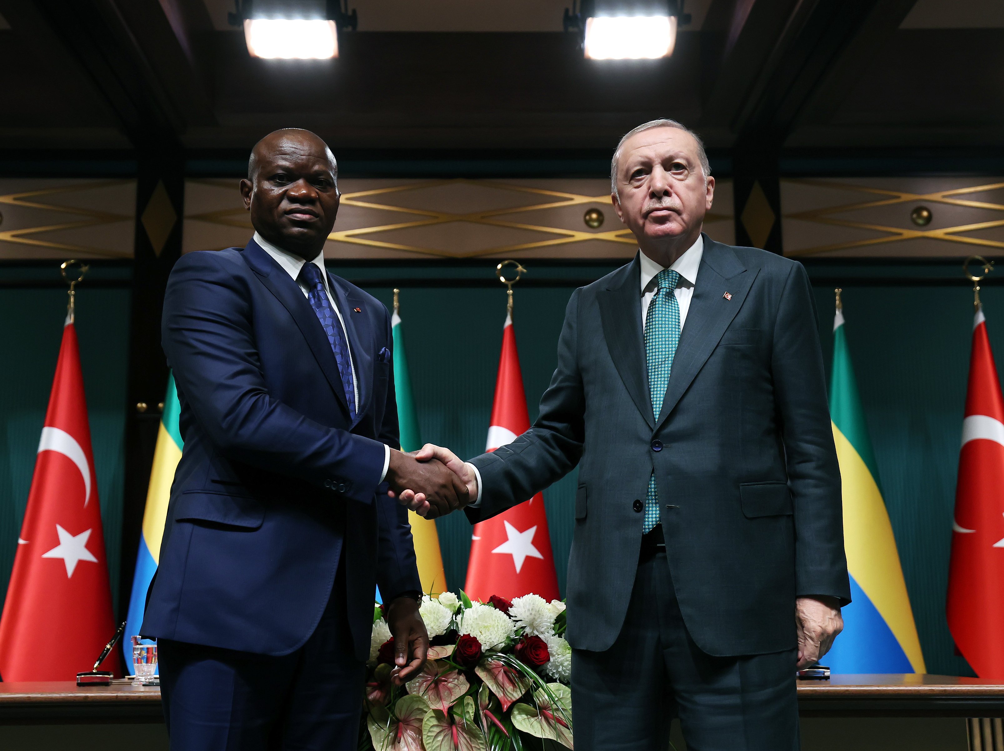Cumhurbaşkanı Erdoğan, Gabon ziyaretinde