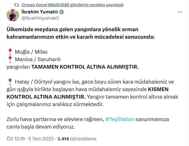 Tarım ve Orman Bakanı