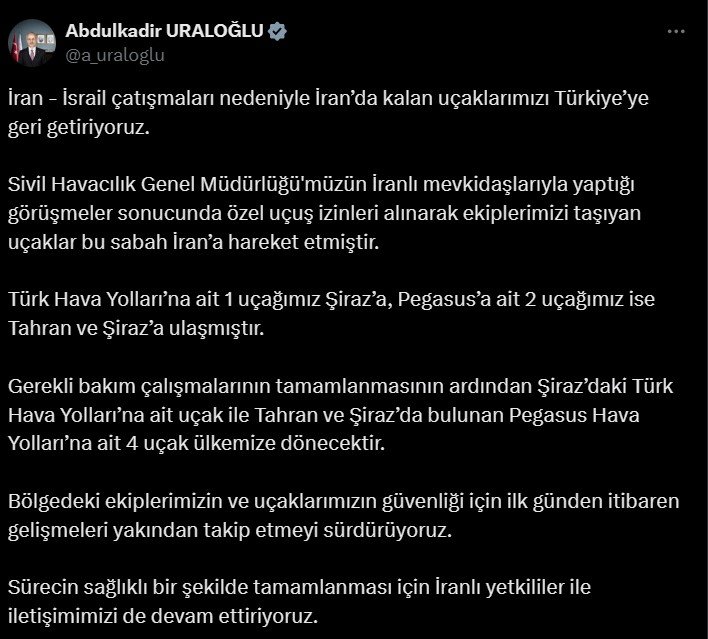 Ulaştırma Bakanı Abdulkadir Uraloğlu,