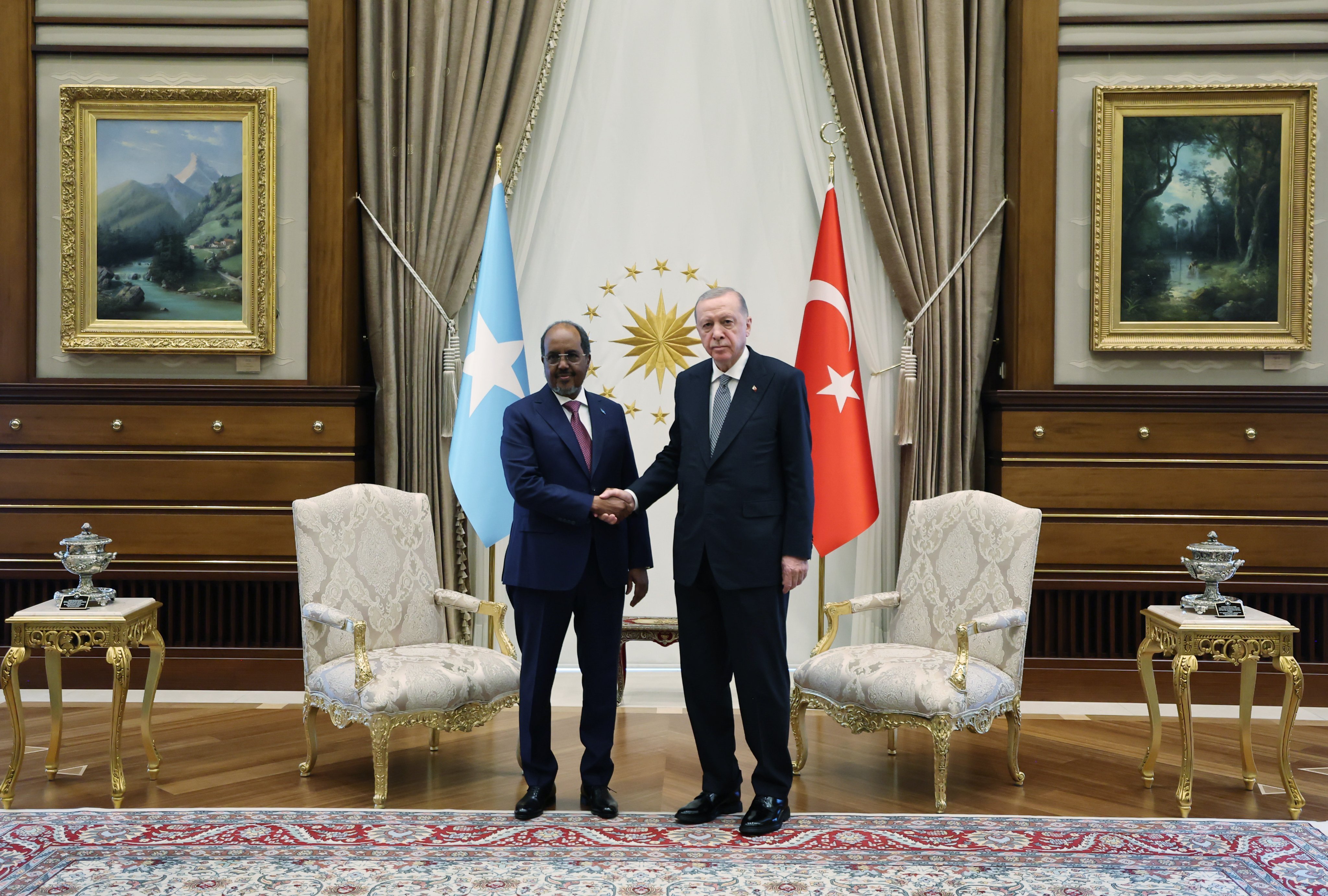 Cumhurbaşkanı Erdoğan, Somali Cumhurbaşkanı Mahmud ile Görüştü Cumhurbaşkanı Recep Tayyip Erdoğan,