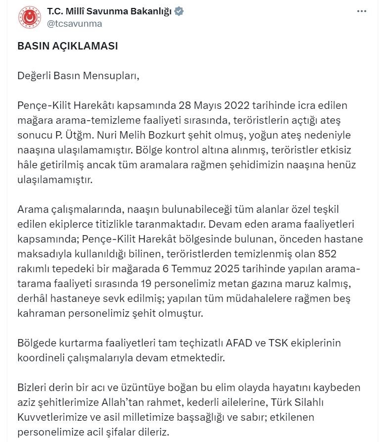 Milli Savunma Bakanlığı, Pençe-Kilit