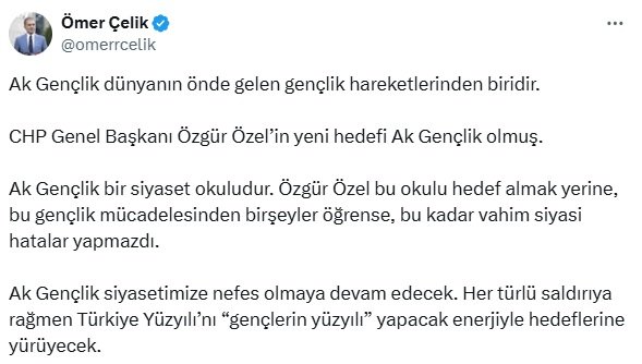 AK Parti Sözcüsü Ömer