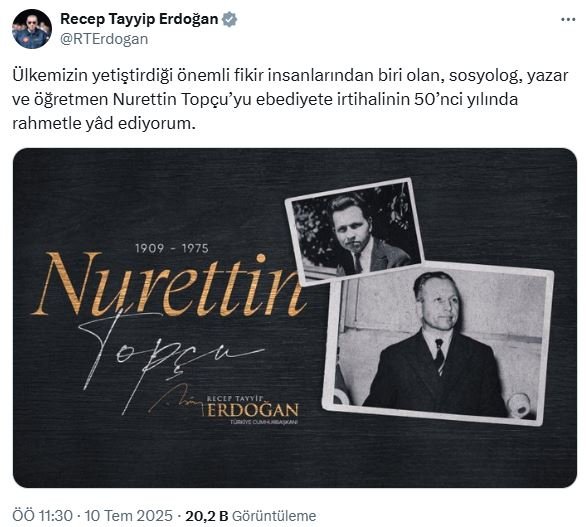 Cumhurbaşkanı Recep Tayyip Erdoğan,