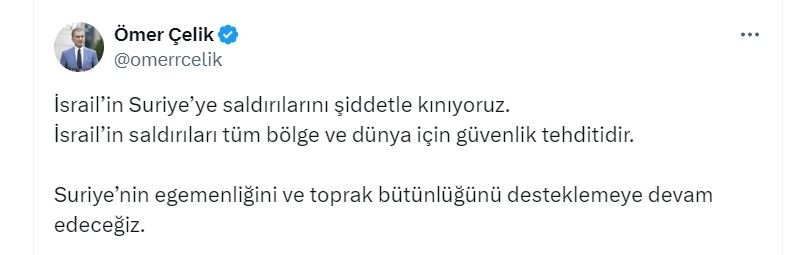AK Parti Sözcüsü Ömer