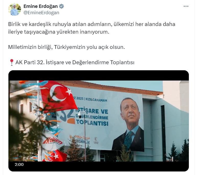 Emine Erdoğan, AK Parti'nin