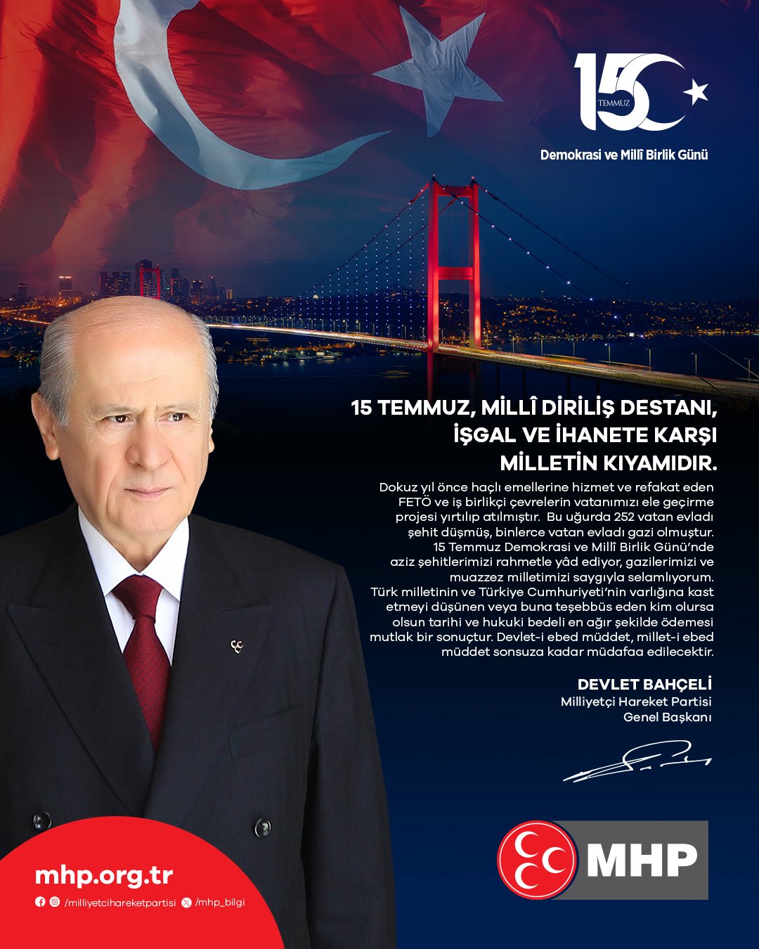 MHP Genel Başkanı Devlet