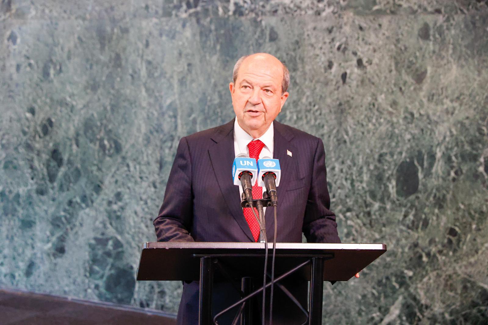 KKTC Cumhurbaşkanı Ersin Tatar,