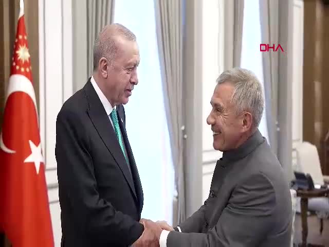 Cumhurbaşkanı Erdoğan, Tataristan Cumhurbaşkanı