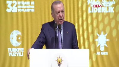 Cumhurbaşkanı Erdoğan, AK Parti'nin 32.