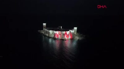 Mersin'in simgesi Kızkalesi, Cumhurbaşkanı Erdoğan'ın