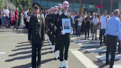 Şehit İkmal Er Semih Erdoğan’ın Cenazesi Ordu’da Askeri Törenle Karşılandı