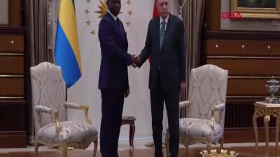 Cumhurbaşkanı Erdoğan, Gabon Cumhurbaşkanı Brice