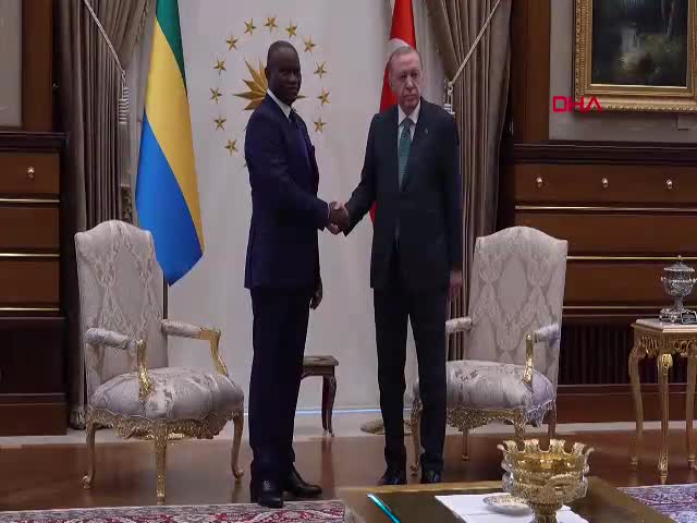 Cumhurbaşkanı Erdoğan, Gabon Cumhurbaşkanı