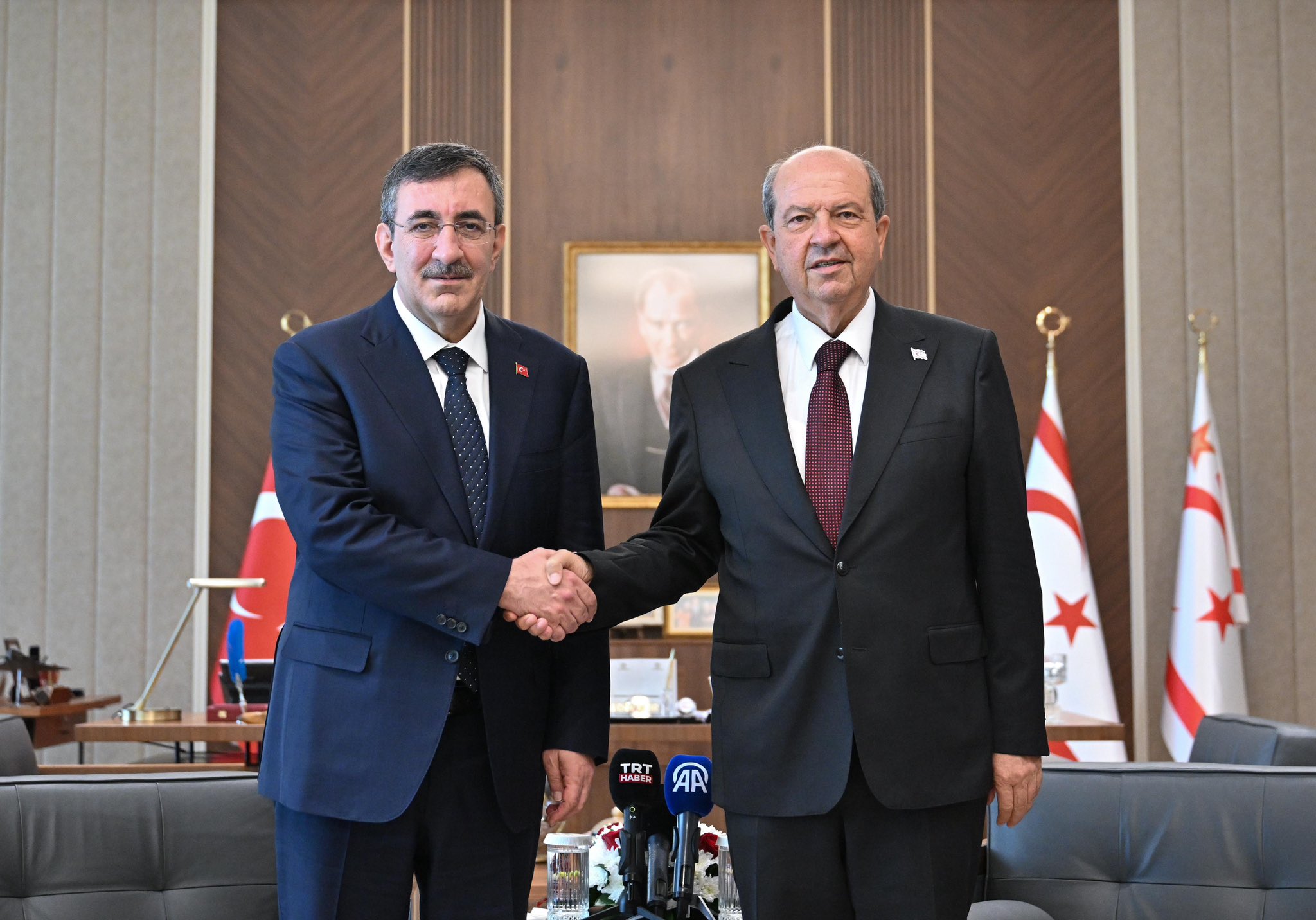 Cumhurbaşkanı Yardımcısı Yılmaz, KKTC Liderleri ile Kritik Görüşme Gerçekleştirdi