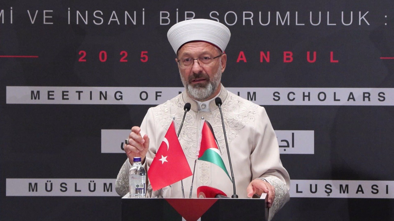 Diyanet İşleri Başkanı Erbaş’tan Sert Çıkış: ‘Soykırımcı Siyonistler Müslümanlar İçin En Büyük Tehdit’