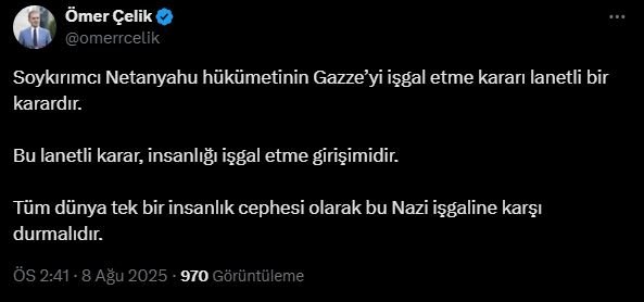 AK Parti Sözcüsü Ömer