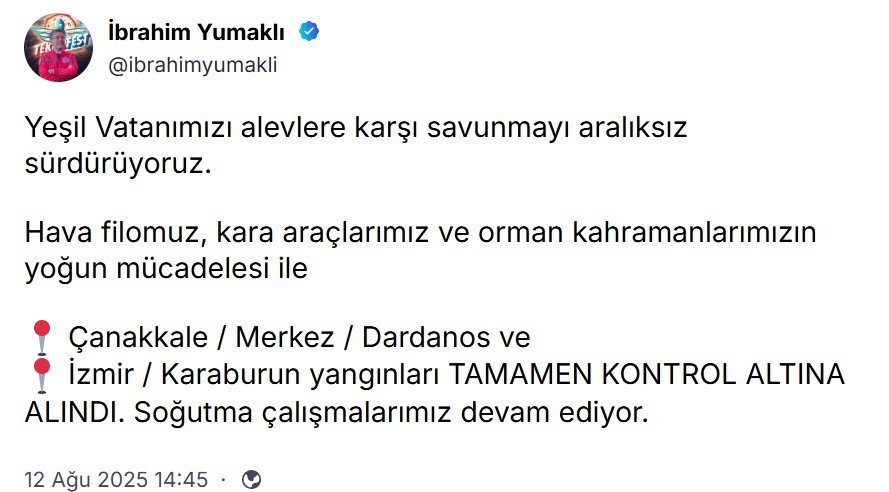 Tarım ve Orman Bakanı
