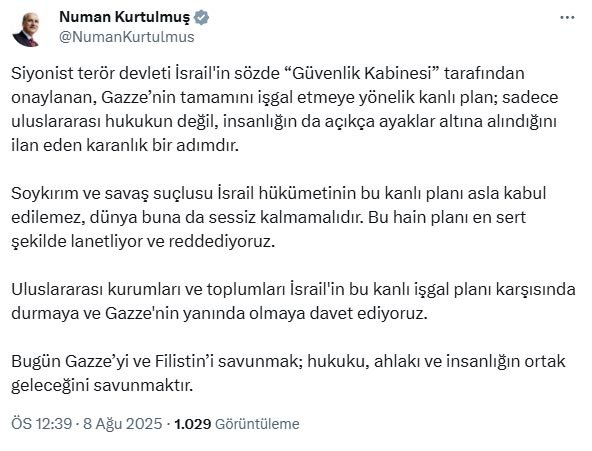 TBMM Başkanı Numan Kurtulmuş,