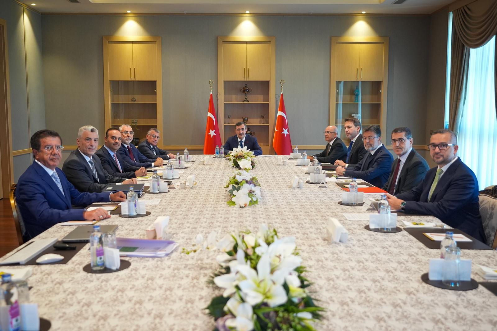 Cevdet Yılmaz başkanlığında toplanan