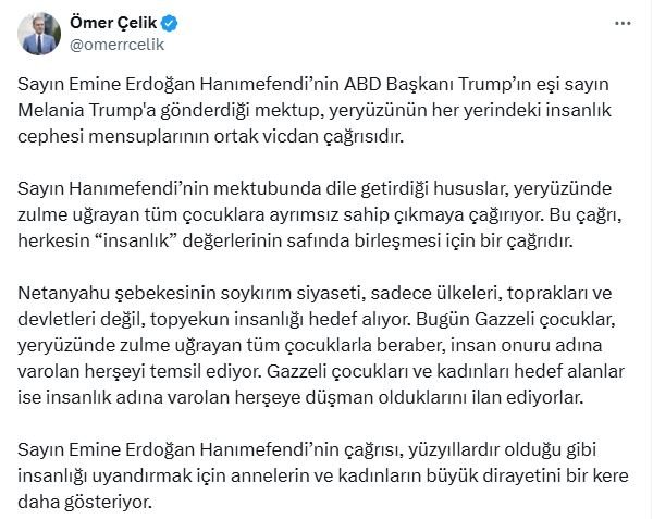 AK Parti Sözcüsü Ömer