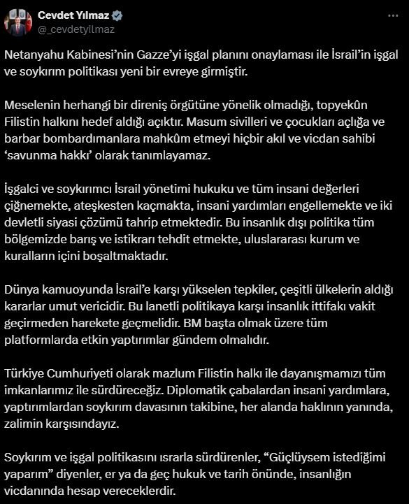 Cumhurbaşkanı Yardımcısı Cevdet Yılmaz,