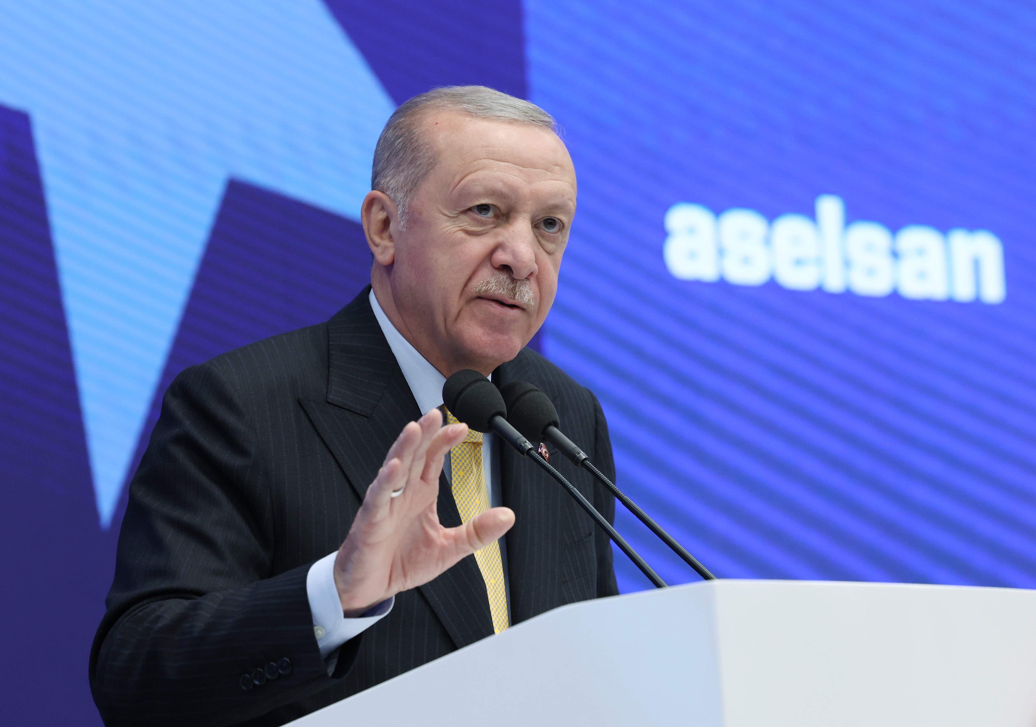 Cumhurbaşkanı Erdoğan, ASELSAN'da Çelik