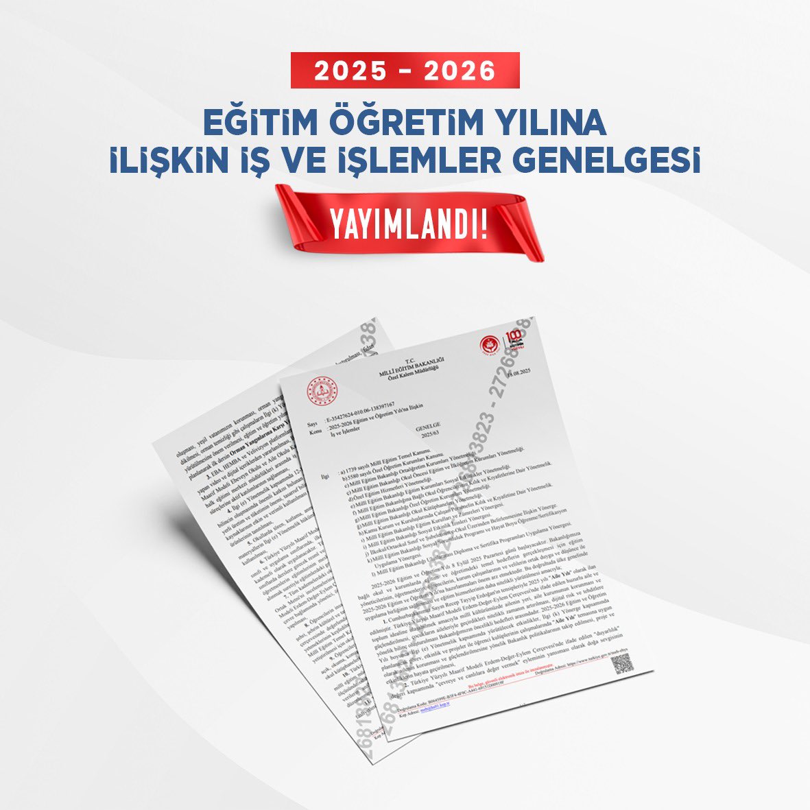 MEB, 2025-2026 eğitim yılına