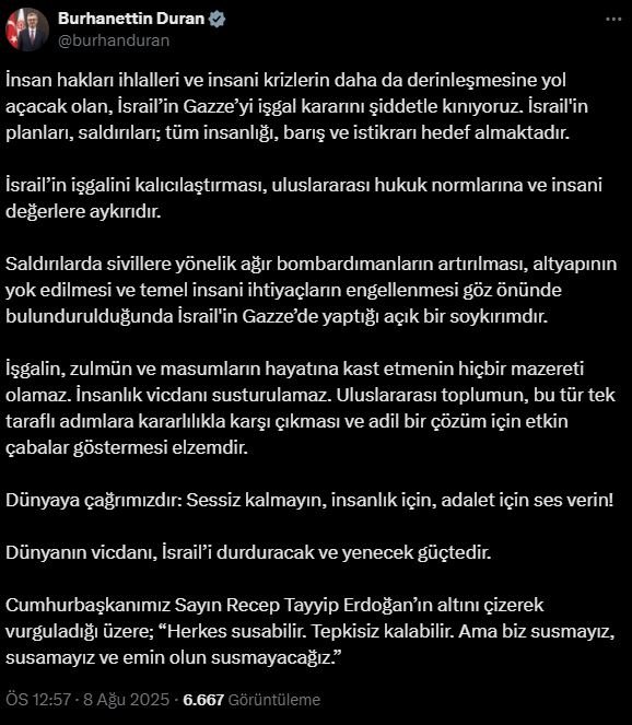 İletişim Başkanı Burhanettin Duran,