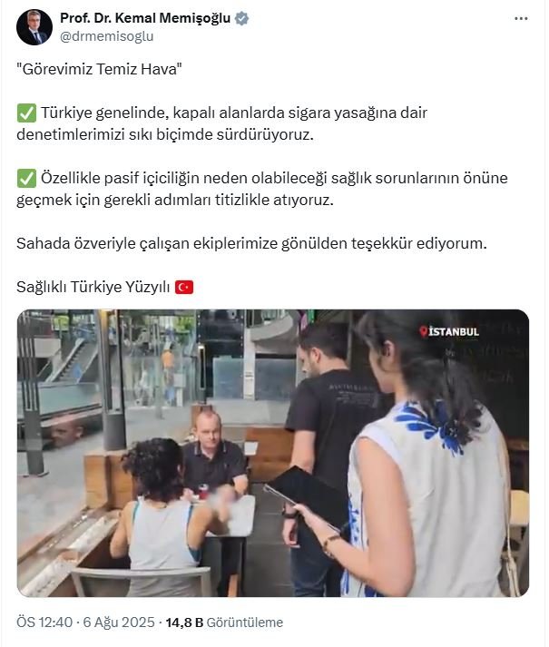 Sağlık Bakanı Kemal Memişoğlu,