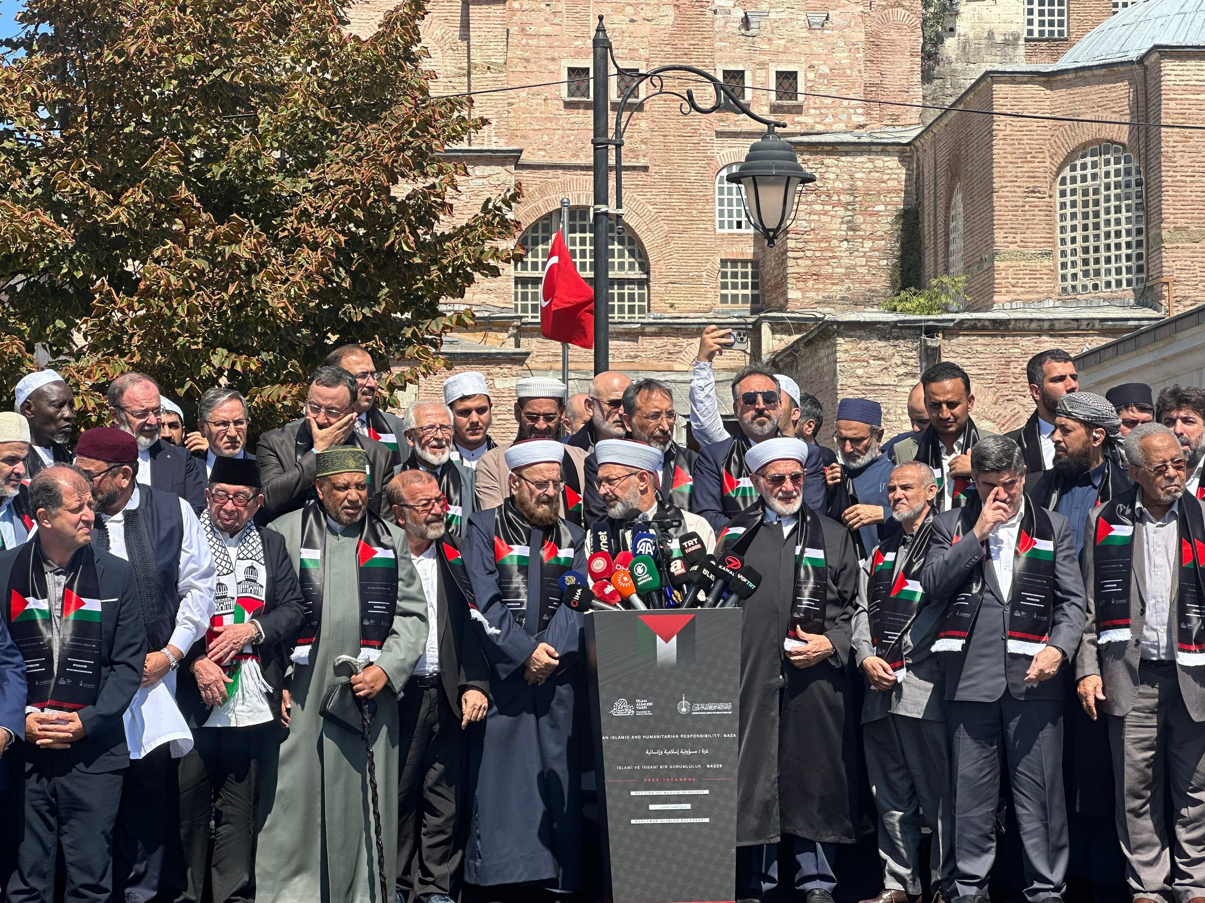 İstanbul'da düzenlenen Gazze Konferansı