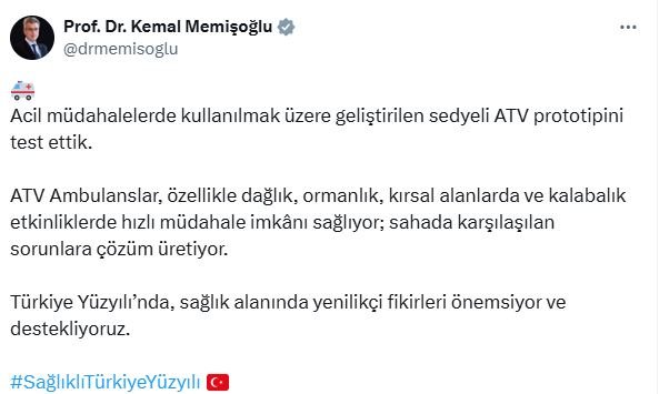 Sağlık Bakanı Kemal Memişoğlu,