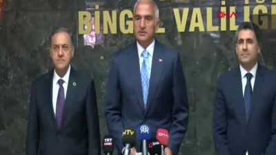 Kültür ve Turizm Bakanı Mehmet Nuri Ersoy Bingöl’de Valilik Ziyaretinde Açıklamalarda Bulundu