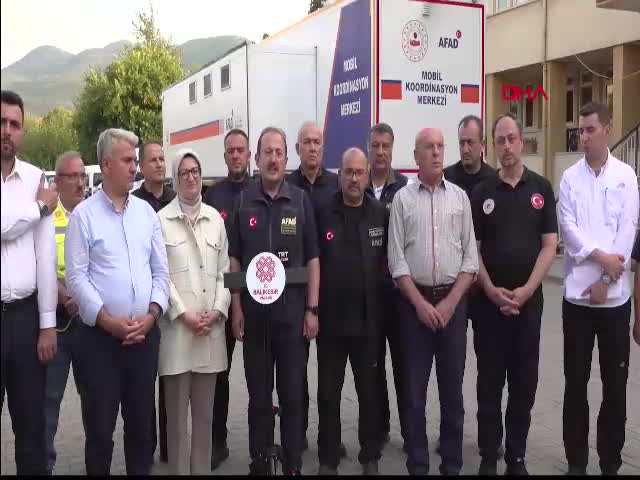 AFAD Başkanı Pehlivan, Balıkesir'deki