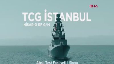 Milli Savunma Bakanlığı: MİDLAS ile TCG İstanbul’dan HİSAR-D RF Füze Atış Testi Başarıyla Tamamlandı