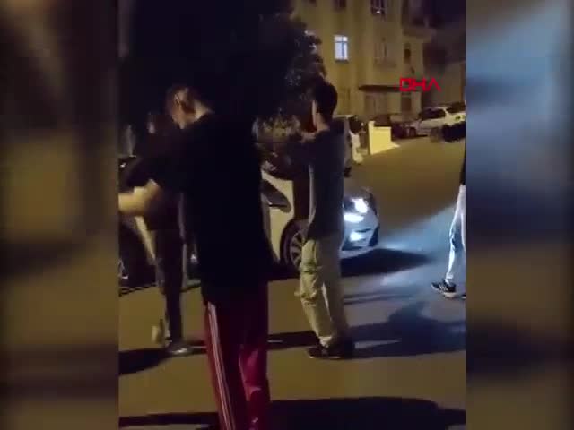 Ankara'da yol verme kavgasında