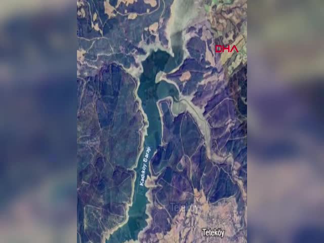Edirne Keşan'daki Kadıköy Barajı'nda