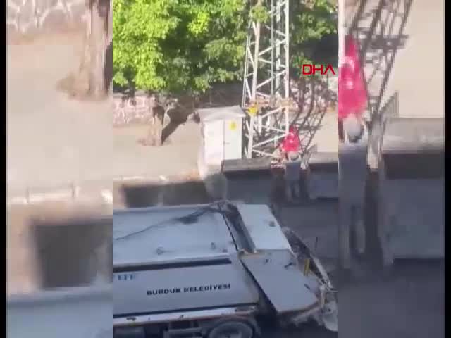 Burdur'da temizlik işçisi Ogün