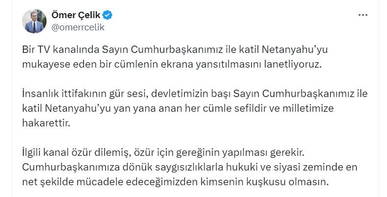 AK Parti Sözcüsü Ömer