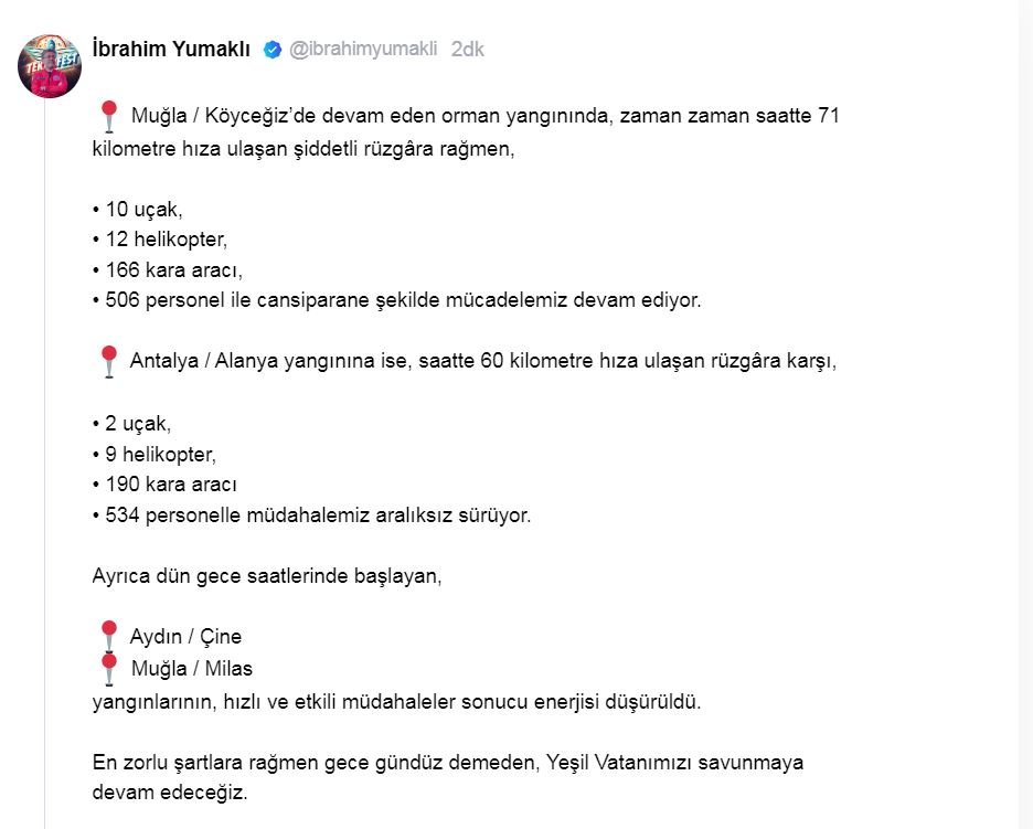 Tarım ve Orman Bakanı