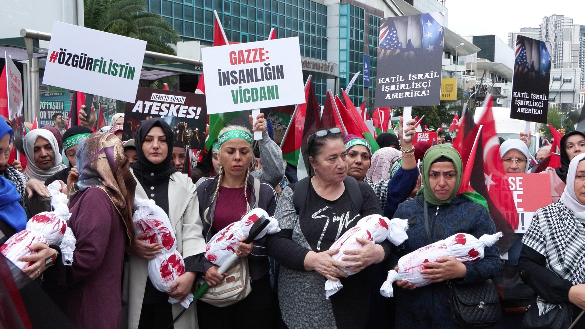 Ümraniye Belediyesi'nin düzenlediği Gazze