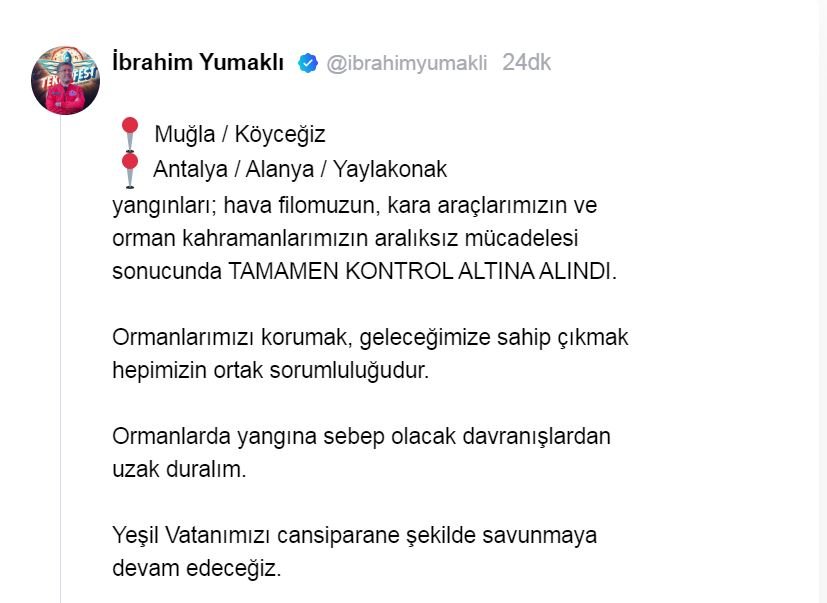 Tarım ve Orman Bakanı