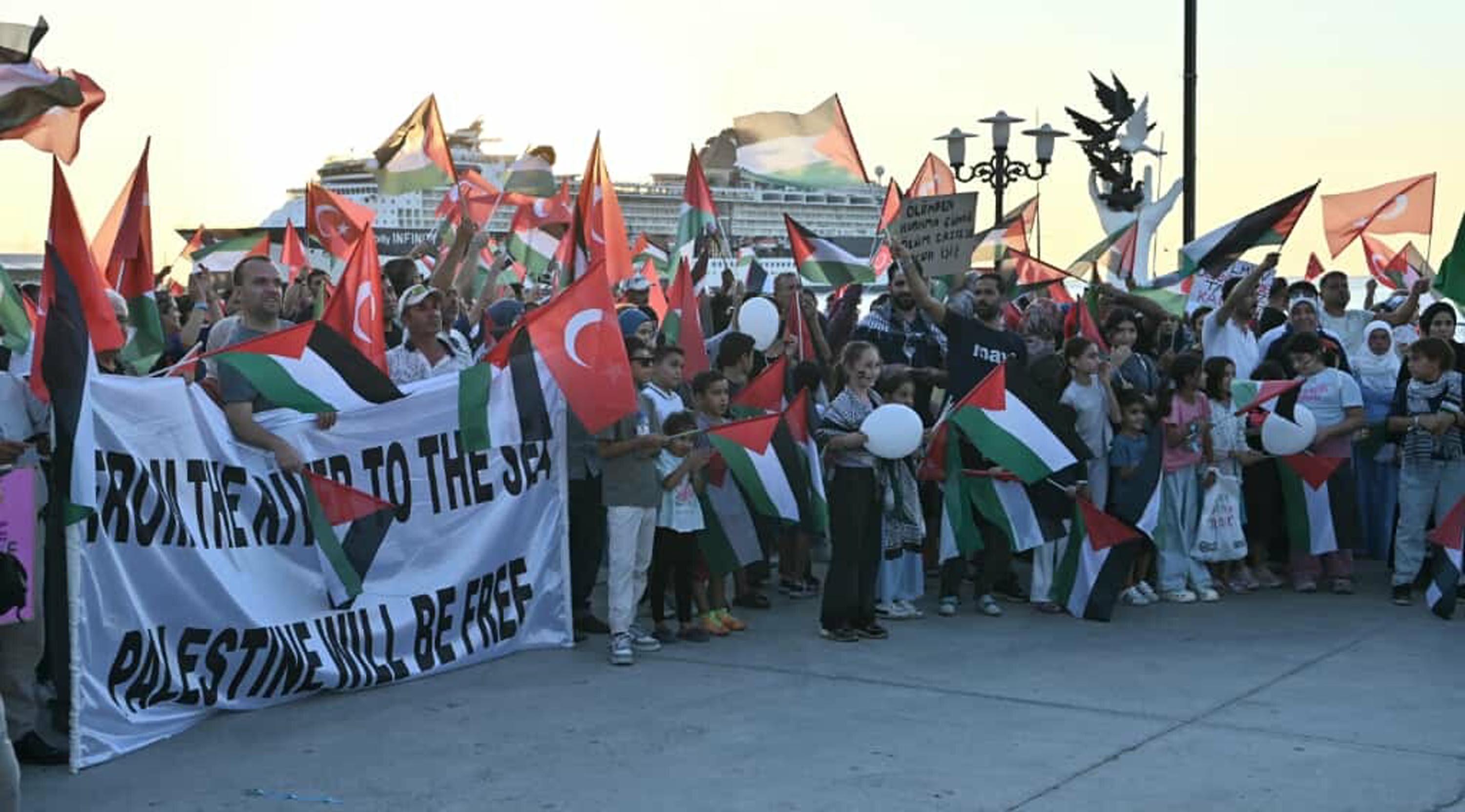 Kuşadası Filistin Platformu, Gazze'ye