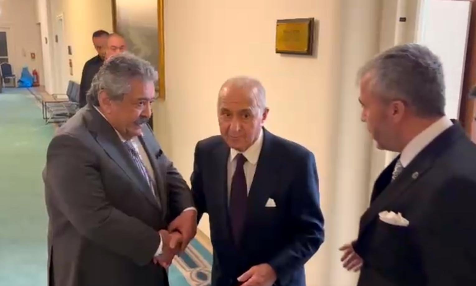 Hikmet Çetin ve MHP’li Feti Yıldız TBMM’de Görüştü: ‘Güncel Siyaset ve Hal Hatır’