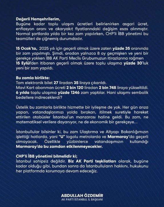 AK Parti İstanbul İl