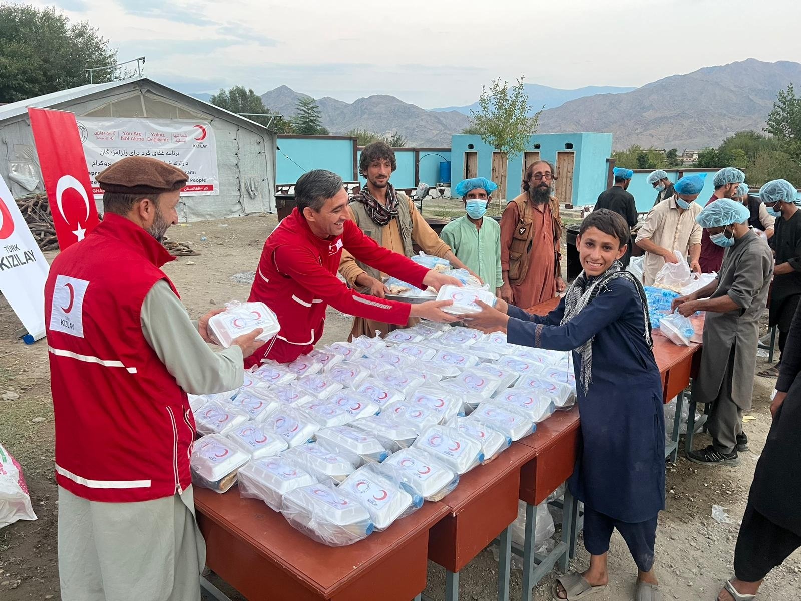Türk Kızılay, Afganistan'da meydana
