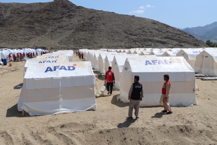 AFAD, Afganistan'daki deprem sonrası